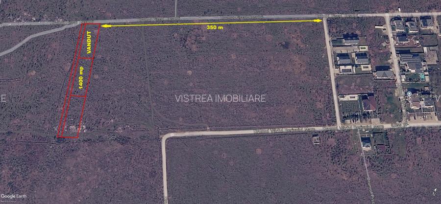 Pădurea Băneasa(Drumul Piscul Rusului) teren 1400 mp / Comision 0% - 2
