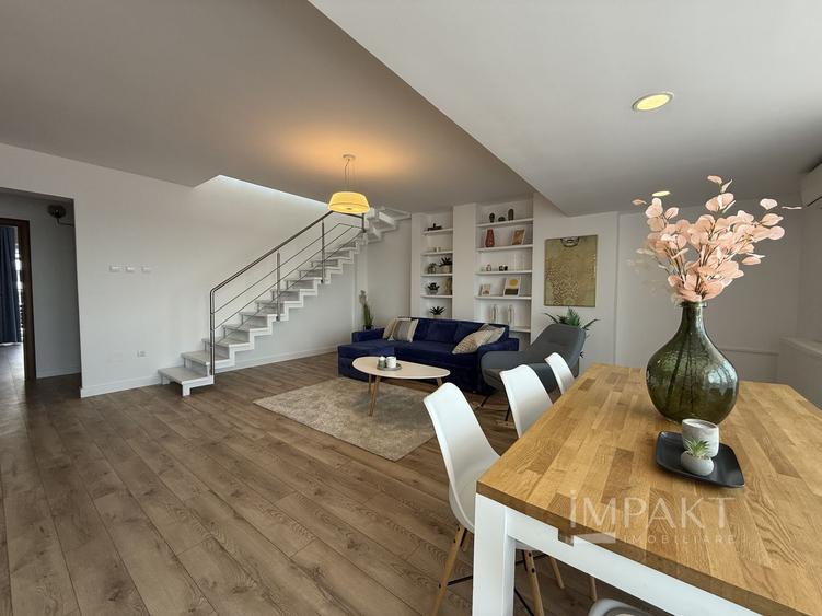 Penthouse pe doua niveluri cu 5 camere in cartierul Buna Ziua!