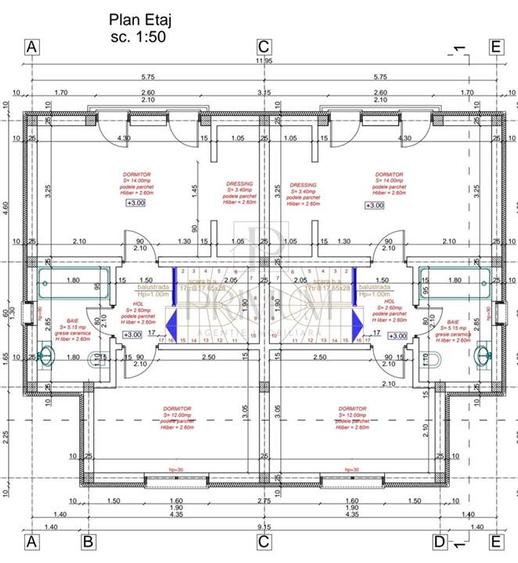 Duplex 4 camere - dormitor la parter - doua fronturi stradale
