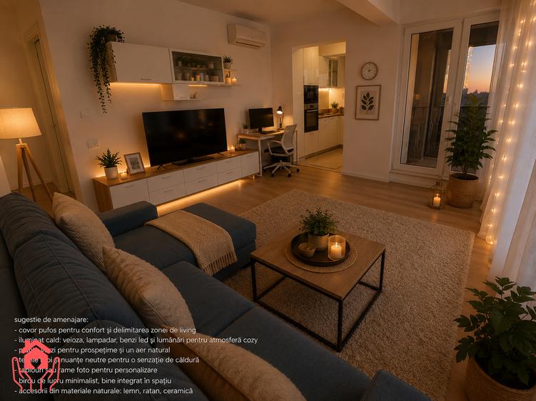 PIPERA PLAZA (Catted Pipera)-2 camere, parc privat, parcare, boxa, COMISION 0%!