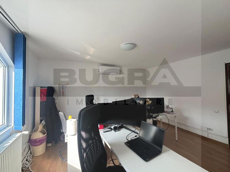 Spațiu de birouri cu 6 camere - 140 utili, 12 parcari, C. Turzii