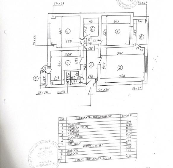Proprietar | Calea Călărașilor | 3 camere | 77,6 mp | 2 băi | Etaj 3/8 | 0%