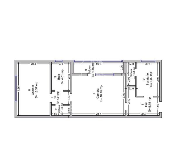 Apartament de vanzare cu 2 camere,renovat complet,zona Gheorghe Lazar