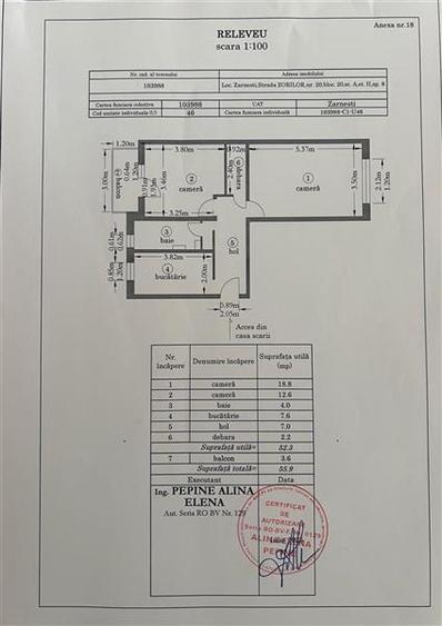 Apartament decomandat, vedere frumoasa, etaj2, Zarnesti, Brasov