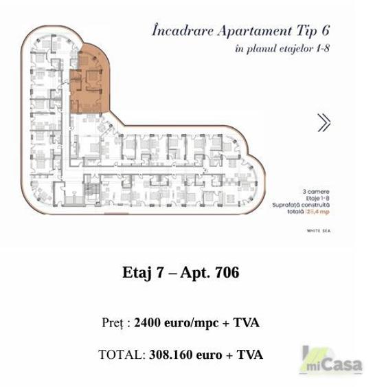 Apartament 3 Camere - Complex Rezidențial WHITE SEA - Mamaia - 1