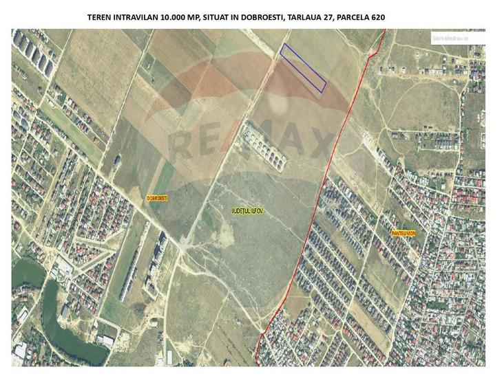 Teren intravilan 10000mp | Dobroești | Oportunitate de Investiție