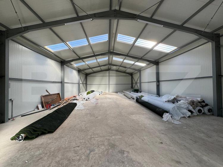 Hală 194 mp utili, platformă betonată 770 mp și teren total de 1.500 mp, Răcari