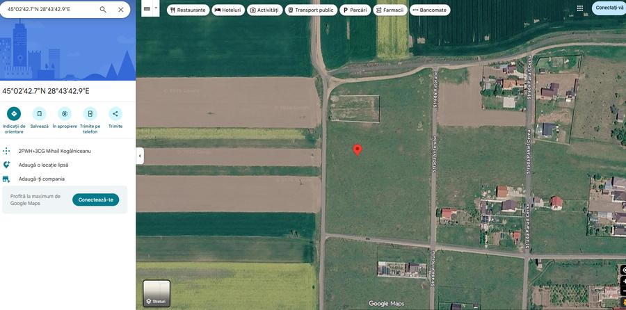 Teren intravilan 901 mp, 60x15, str. Aeroportului, drum acces si utilitati