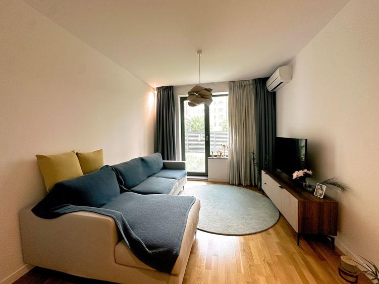 Apartament vanzare 2 camere Sos. Nordului | Grădină 37mp | mobilat lux