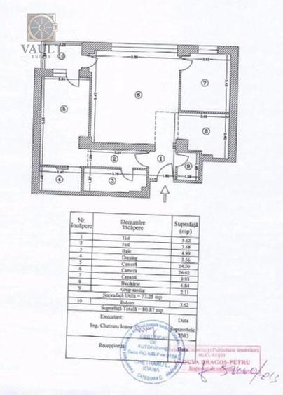 Apartament 3 camere - cu vedere la Padurea Baneasa