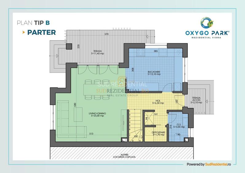 Vila tip duplex eficienta energetic cu 4 camere, Comuna Vidra, Ilfov - 7