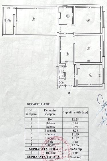 Apartament 3 camere decomandat, mobilat, utilat, Alexandru - accept CREDIT - 3