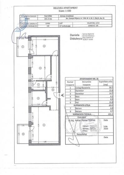Apartament 3 Camere Pipera / Pădurea Băneasa | Parcare Inclusă