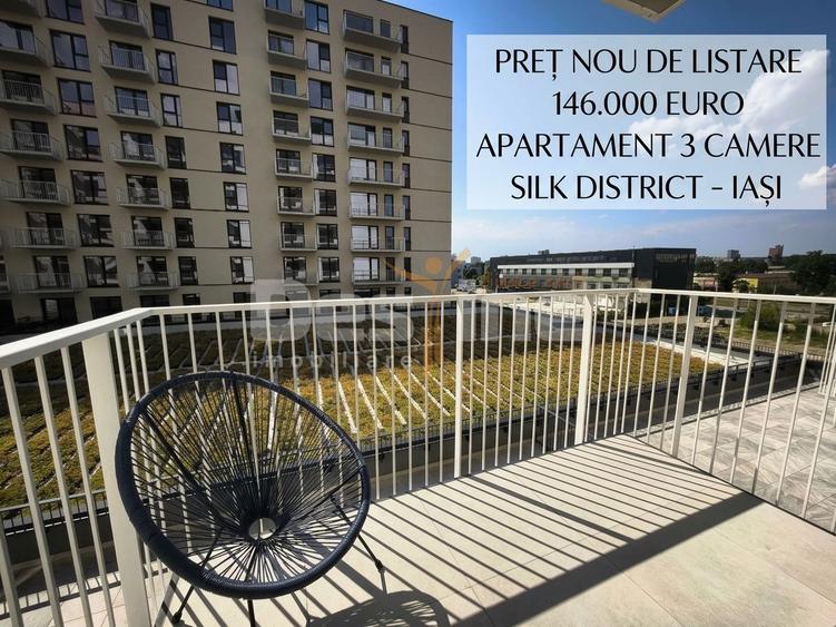 Apartament 3C 58 mp etaj intermediar + parcare Silk Distrikt