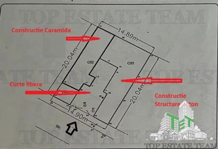 Casa Demolabila / Renovabila , pretabila activitate comerciala, langa Piata