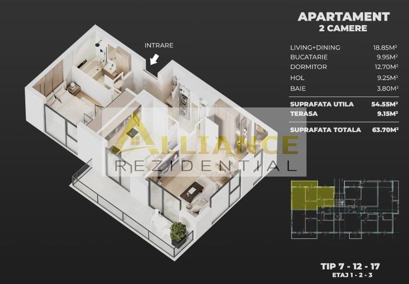 AME Residence Apartamente incalzire in pardoseala