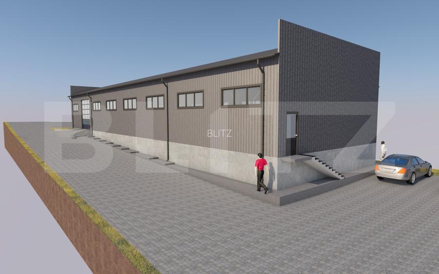 Hală industrială/depozitare, 440 mp, 1650 mp teren, zona Burdujeni, Suceava - 2