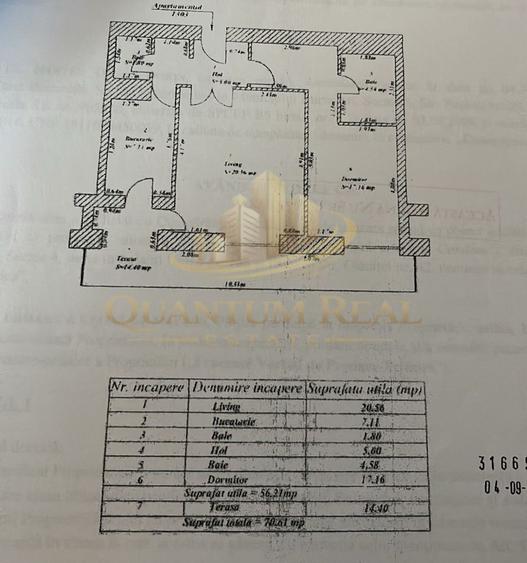 Apartament cu 2 camere ,2 bai ,renovat in totalitate Asmita Gardens