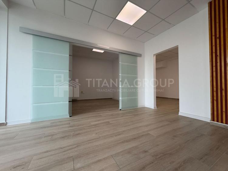 Spațiu comercial Kasper Coresi 100 mp, terasă 35mp
