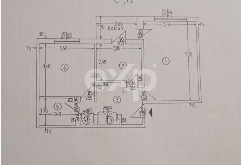 Apartament 2 camere decomandat, etaj 3, zonă Exercițiu – lângă JAM, Pitești