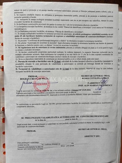 Teren intravilan 2440mp cu autorizație de construire și proiect ! - 6