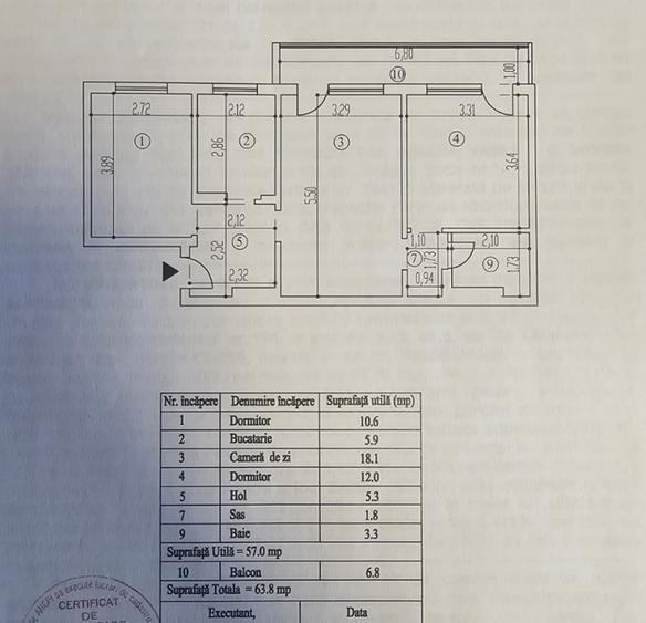 Apartament 3 camere zona Independentei, Renovat in proportie de 90%