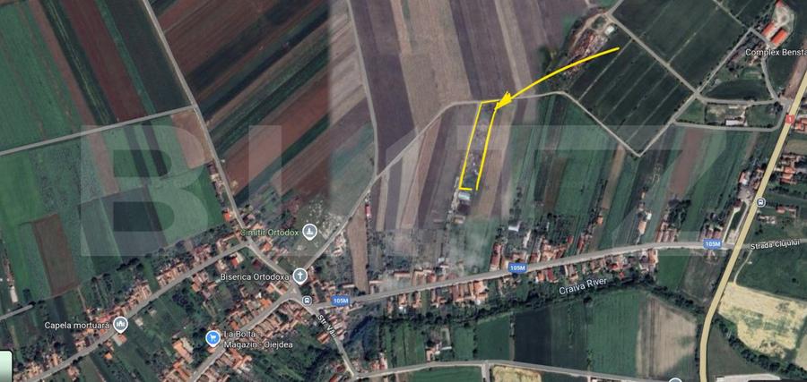 Teren intravilan, 6455 mp, zona Oiejdea