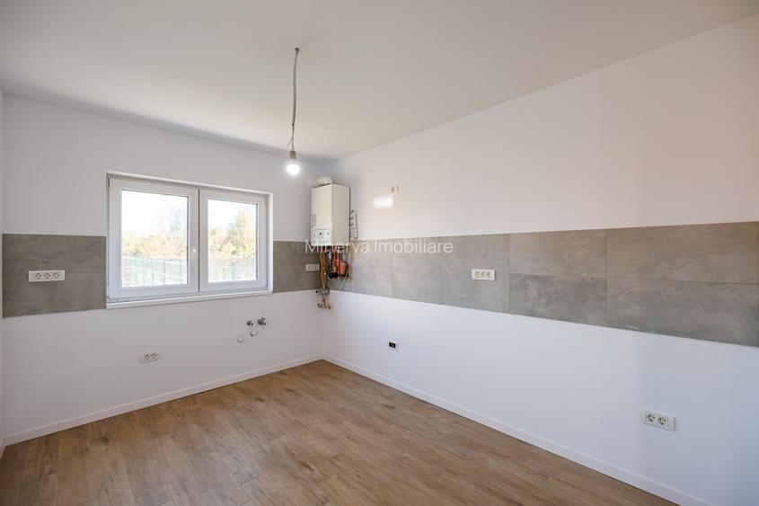 Duplex P+E în Moșnița Nouă, 3 dormitoare, 3 bai, teren 403 mp. Comision 0%
