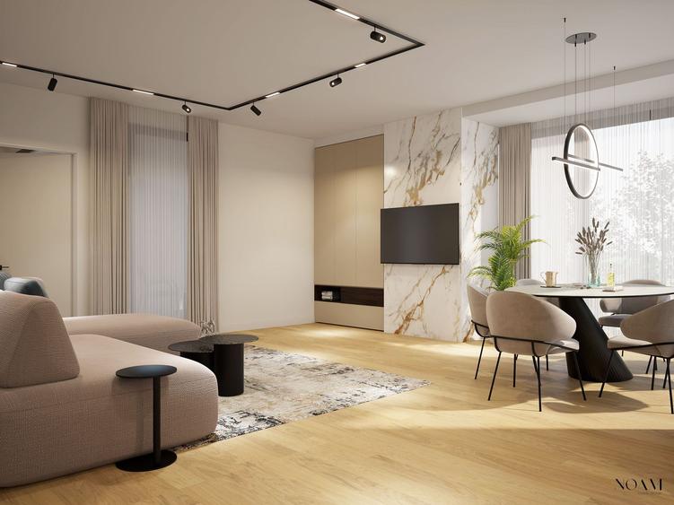 Apartament elegant Dorobanti cu terasa privata si design contemporan