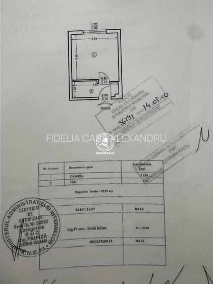 Comision 0% - Cameră de cămin de vânzare – Frumoasa | Etaj 3/4 | 16 mp