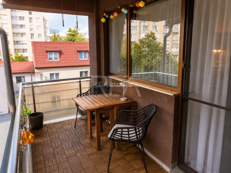 3 camere Obor decomandat, centrală, et. 3, an 2015, metrou, 89 mp - 14