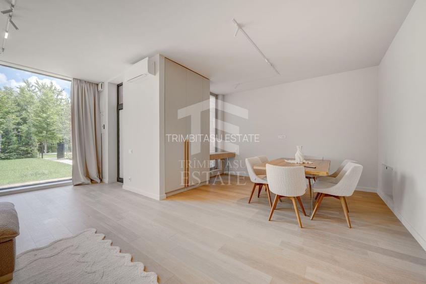 Duplex mobilat utilat,gradina, Tunari parc - 4