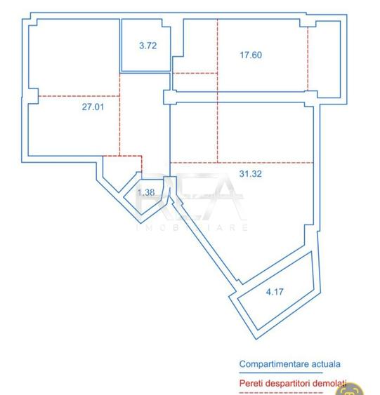 4 camere, 9/10, anvelopat, bloc 1982-Str. Turda - 3