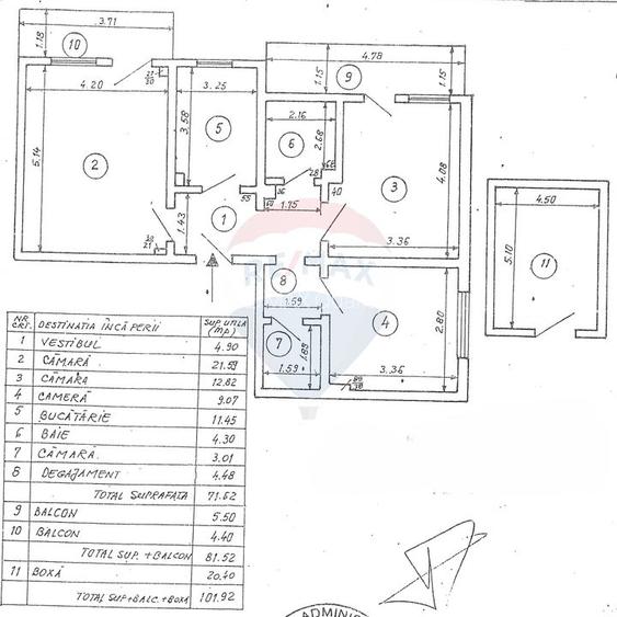 Apartament 4 cam. la pret de 3 cam., Ghermanesti, IF - 13