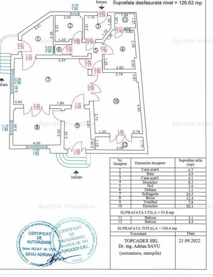 Birou Firma - Vila S+P+E - Str. Toamnei / Bd. Dacia