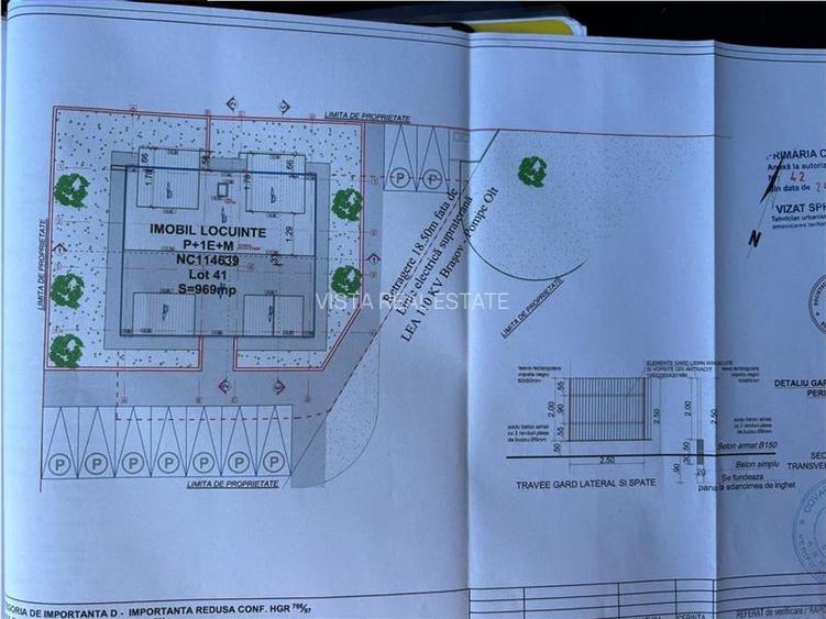Teren cu bloc rezidential de vanzare,  P+1+M, 6 apartamente, investitie sigura, - 10