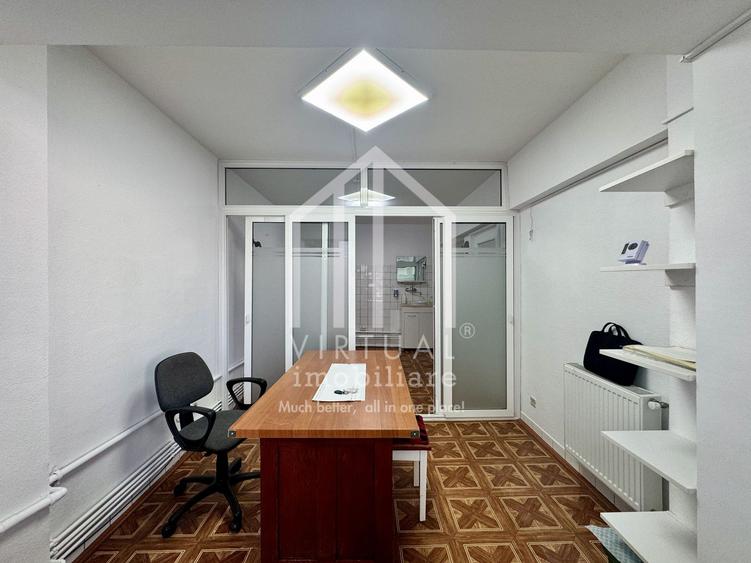 Spatiu comercial cu acces din strada, 2 camere, 39mp utili