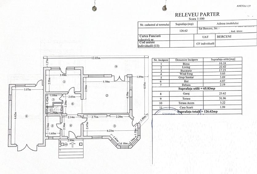 Vila individuala cu teren 500 mp si garaj acoperit | Curte 300 mp | 5 camere - 2