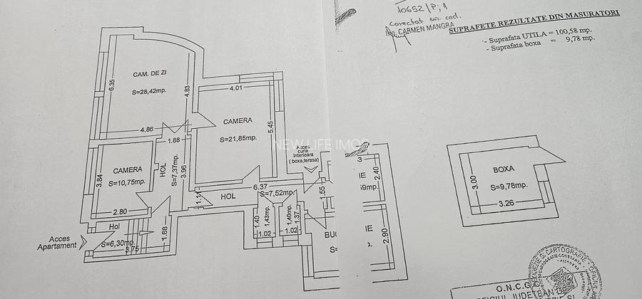 Peninsula -Piata Ovidiu , 3 camere ideal birouri , 100 mp - 2