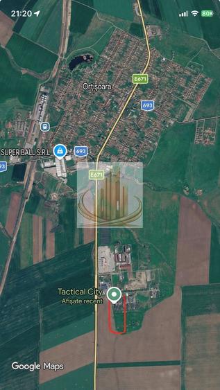 Platformă industrială cu acces E671 | 39.726 mp teren