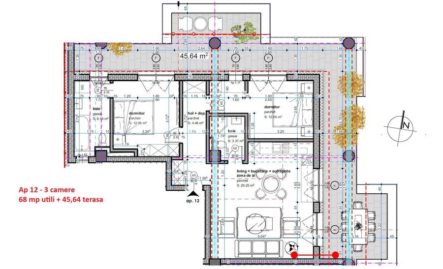 Dâmbovița-Șagului | Bloc Nou | 2, 3 și 4 Camere | Penthouse | Parcare subterana - 5