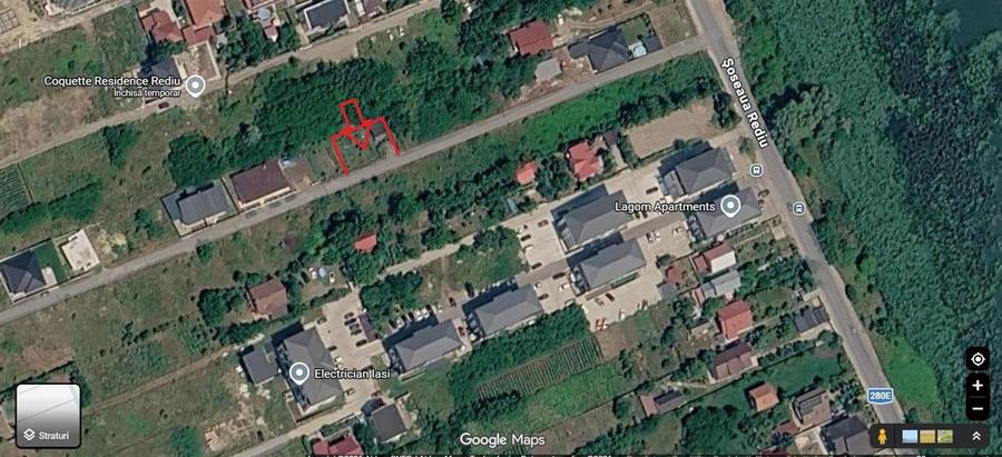 Vanzare teren cu autorizatie bloc 7 apartamente - Rediu