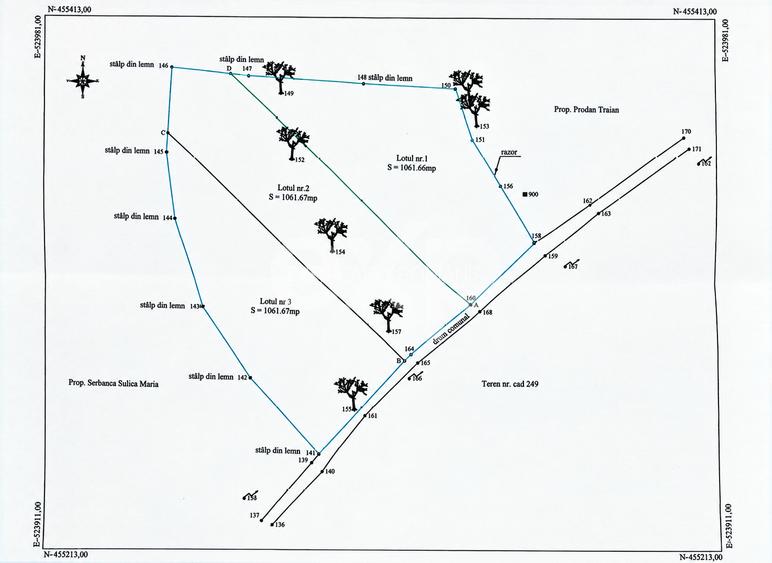 1061 mp în Poiana Mărului | Teren cu potențial, la doar 1 km de asfalt - 1