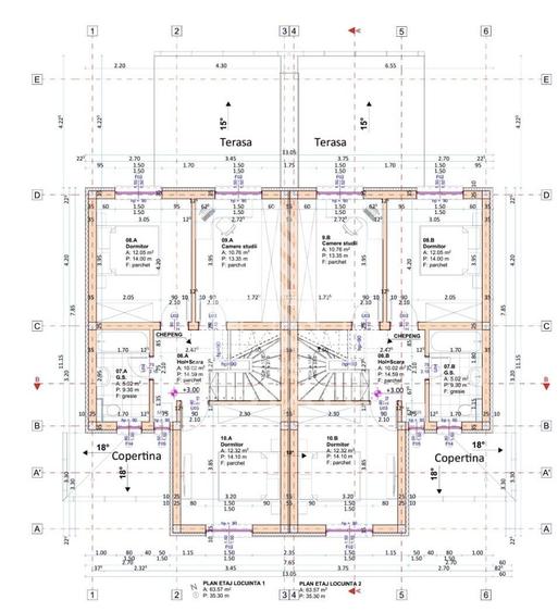 Duplex cu perete dublu si izolat 4 camere finisaje la alegere in Giroc - 28