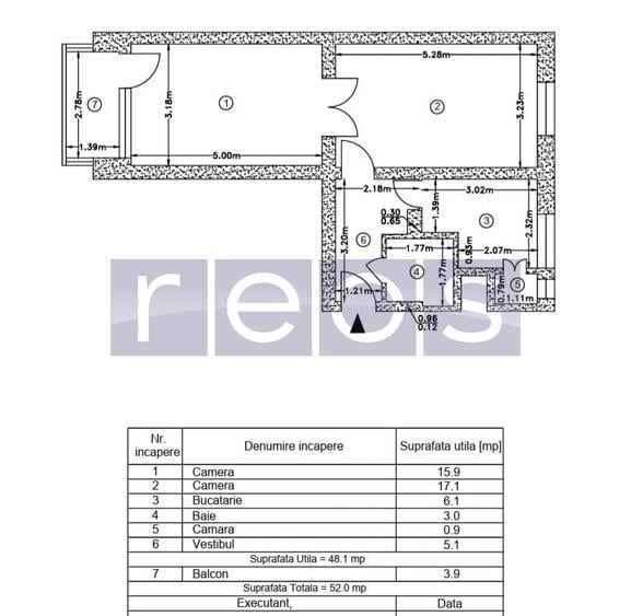 VANZARE 2 CAMERE  DECOMANDAT FLOREASCA - 16