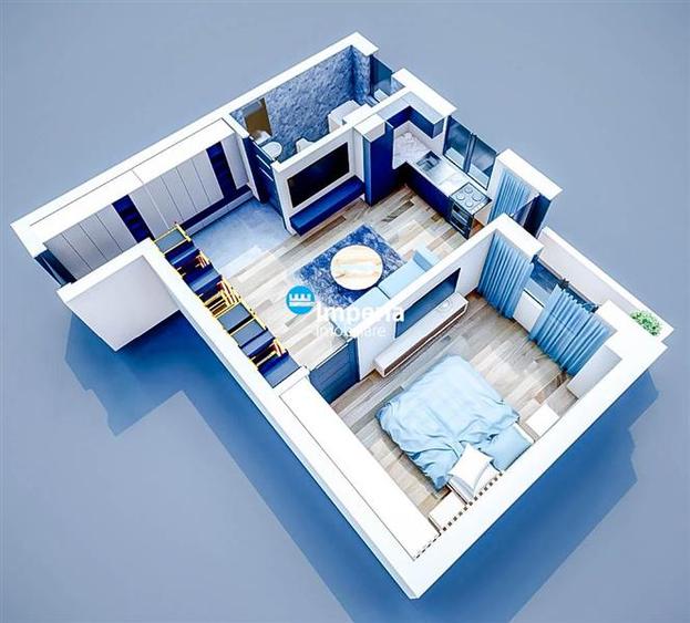 Apartament nou 2 cam 48Mp, Bloc Nou - Bucium