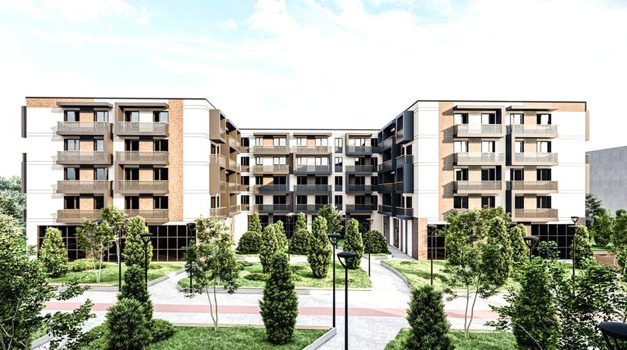 Apartament 1 camera, 41 mp, bloc nou Bucium - Visan, 63.000 euro
