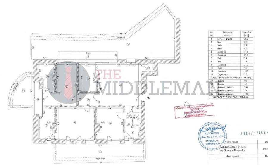 Apartament exclusivist cu 4 camere și terasa | Arcul de Triumf – Aviatorilor - 27