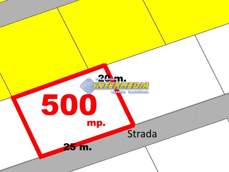 Teren Intravilan 500 mp. Latime 20 m. Zona Micesti-Apuseni PUZ toate utilitatile - 2