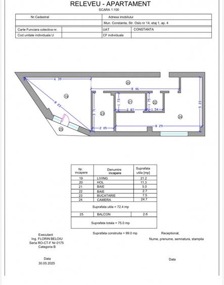 Direct Dezvoltator - Apartament 2 camere, 2 bai 73mp Tomis Plus Constanta